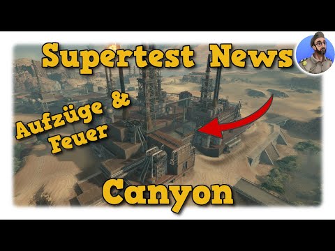 Elevators & Fire - Canyon Map - Supertest World of Tanks News