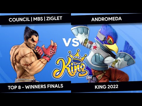King 2022 - Ziglet (Kazuya) vs Andromeda (Falco) - Top 8 - Winners Finals