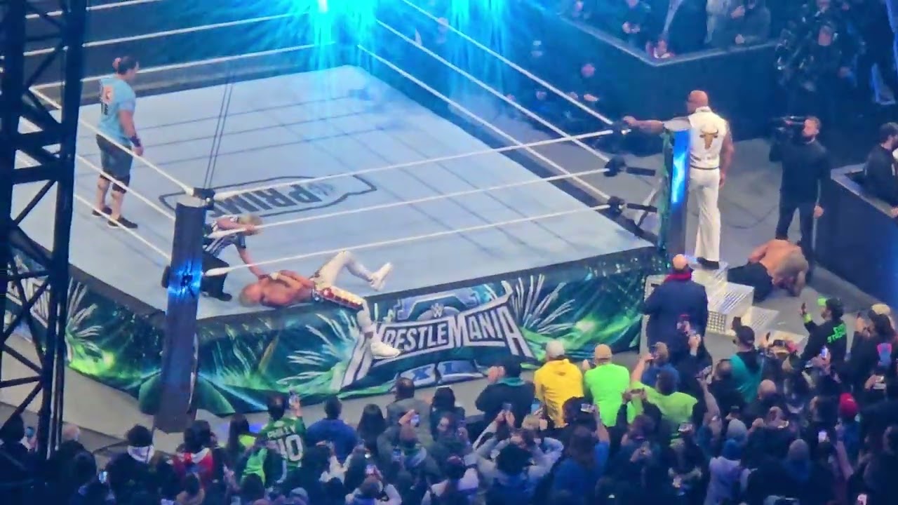 WrestleMania XL Night 2- The Rock Entrance #WWE #WrestleManiaXL #WrestleMania