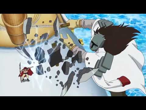 One Piece: White Beard vs Lonz