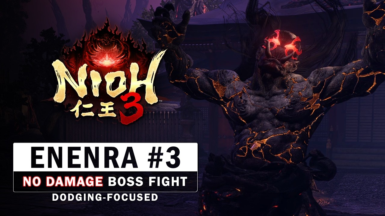 Nioh 3 - Enenra #3 Boss Fight (No Damage)