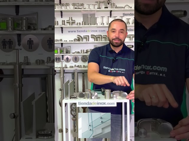 Vídeo relacionado con KMERCE Abrazadera de Vidrio de Piscina acero inoxidable, Poste Cristal poste para barandilla escaleras, Poste de Balaustrada Vidrio, Barandilla de Balcón Valla-Para de Vidrio 8-16 mm-Plateado
