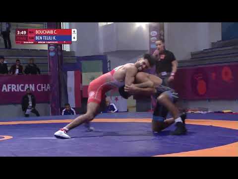 BRONZE FS - 65 kg: C. BOUCHAIB (ALG) v. K. BEN TELILI (TUN)