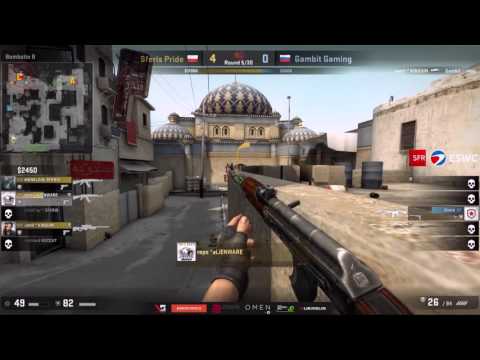 ESWC 2016 PGW CSGO : 1/8 final - Sferis Pride vs Gambit Gaming - Part 3