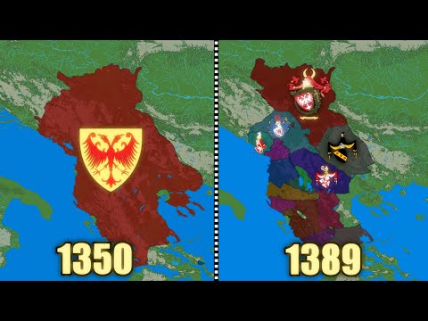 Fall of Serbian Empire (1354-1389) - Every Month