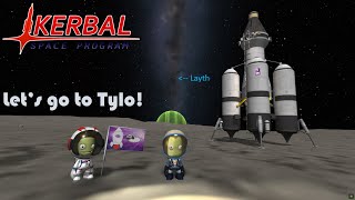 Mission to Tylo  [The largest moon in KSP with high gravity]