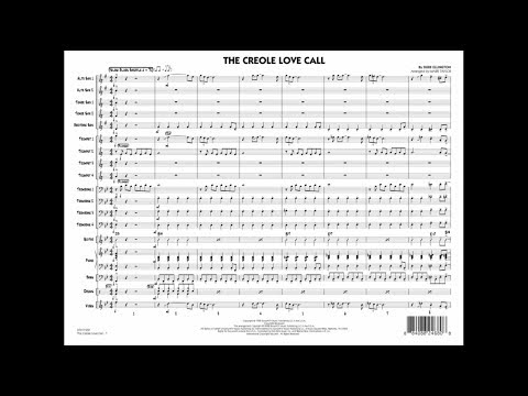 The Creole Love Call by Duke Ellington/arr. Mark Taylor