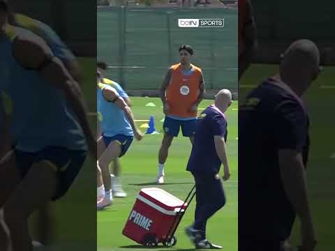 💪 Lewandowski et les joueurs du Barça s'entraînent à fond avant leur dernier match de la saison !