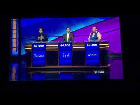 Jeopardy, Jason Zuffranieri DAY 19 - 1st Daily Double goes to the wrong person (9/25/19)