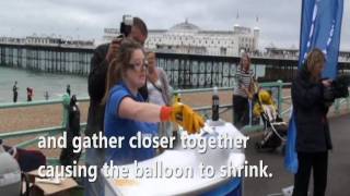 So how do you shrink a balloon?