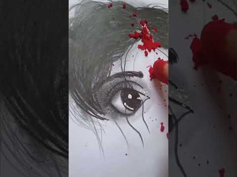 Sindoor painting 🎨🌹#creative #drawing #art #women #trending