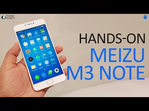 Meizu M3 Note (India) Hands-on Overview and FlyMe 5 Features
