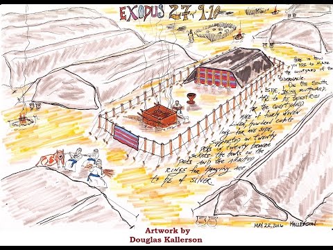 Exodus 27:9-21 (The Courtyard of the Tabernacle)