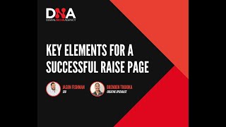 Key Elements for a Successful Raise Page