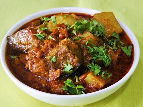 वांग बटाटा रस्सा भाजी  | Vangi Batata Sabzi by madhurasrecipe | Aloo Baingan Masala Video