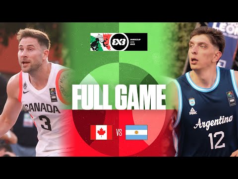 Canada 🇨🇦 vs Argentina 🇦🇷 | Men | Full Pool Game | FIBA 3x3 AmeriCup 2025