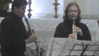 Huracán (pasillo-Lucho Bermúdez) D2 Clarinet duo, Mauricio Murcia - Guillermo Marín