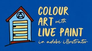 How to Use the Live Paint to Colour Art in Illustrator