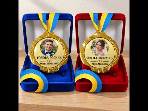Парные медали для кумов на крестины - сувенир «Лучший кум и кума» - фото 1 - id-p3203070156