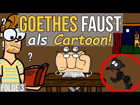 Des Pudels Kern! Studierzimmer 1 | Goethes Faust als Cartoon Folge 3