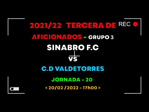 2021/22 TERCERA DE AFICIONADOS -JORNADA 20 - 2002 2022 - 17h