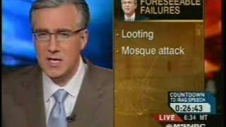 Keith Olbermann:  Review of George W. Bush's Track Record