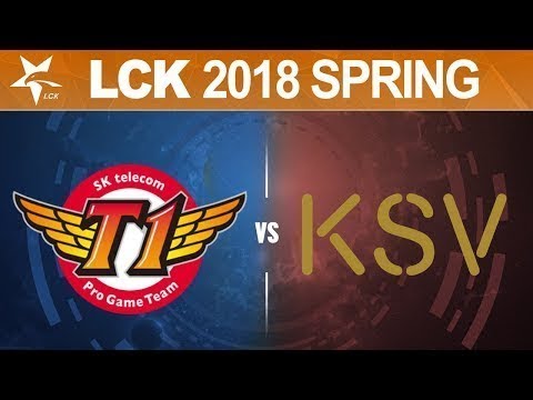 [11.02.2017] SKT vs KSV Game 2 [LCK Spring 2018] SK Telecom T1 vs KSV Esports