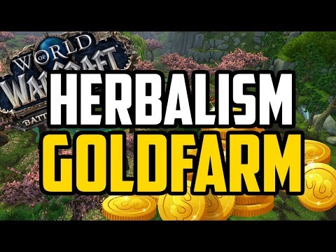 BFA: MAKE ALOT OF GOLD WITH HERBALISM!