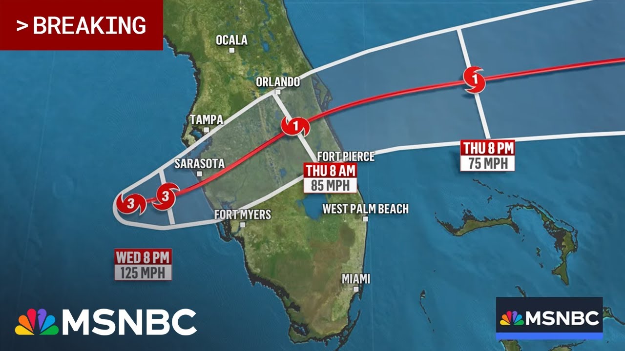 LIVE: Hurricane Milton tracker | MSNBC