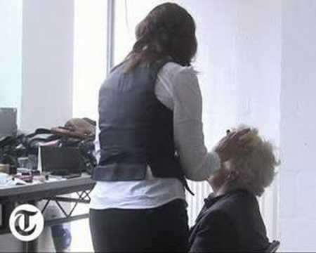 The Zimmers on the catwalk