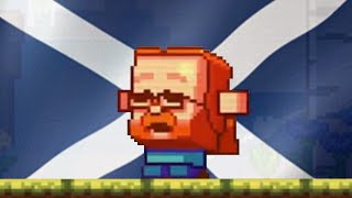 Jeb screams SCOTLAND FOREVER!