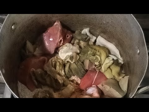 Cooking Appetizer || Assorted Meat Pepper soup