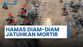 Sekumpulan Tentara Israel Asyik Bersantai, Brigade AL-Qassam Diam-diam Jatuhkan Peluru Mortir