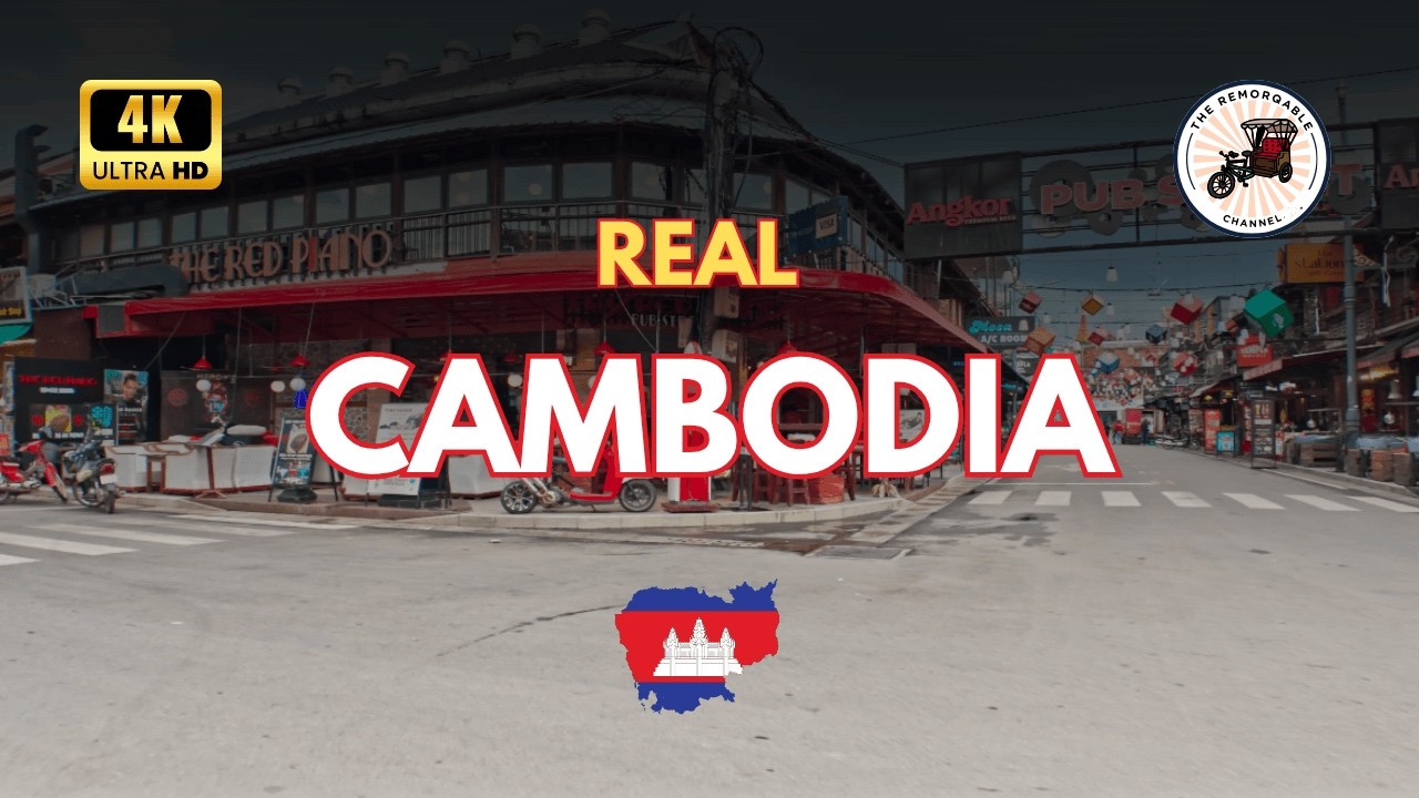 This is Real Cambodia: Cruising Siem Reap's Rain-Washed Streets (Gas: 92¢/liter)
