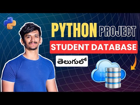 Student Database Management System using Python in Telugu | Add, Remove, Search, Update | JSON