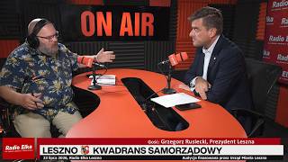 Wideo1: Leszno Kwadrans Samorz�dowy - Prezydent Leszna Grzegorz Rusiecki