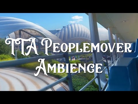 Magic Kingdom Tomorrowland Transit Authority Peoplemover 🚝 Daytime Ride Through Ambience (3 Hours)