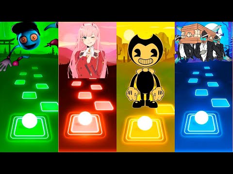 Kiteretsu vs Doraemon vs Shinchan vs Hagemaru - Tiles Hop EDM Rush