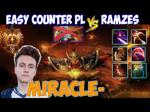 Miracle - Midlane Ember Spirit Easy Counter Ramzes Phantom Lancer  | Top Rank Pro Gameplay - Dota 2