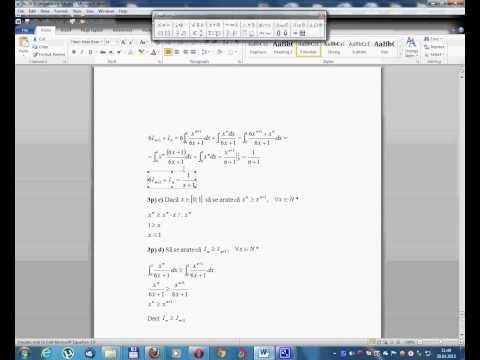 Lectia 51- Matematica bacalaureat -Mihai Dumitru