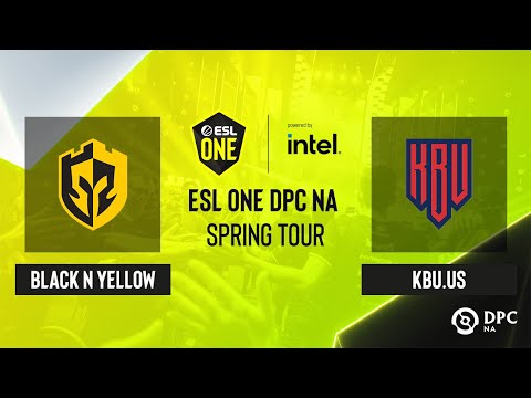 Dota2 - Black N Yellow vs KBU.US - Game 1 - ESL One DPC NA Spring