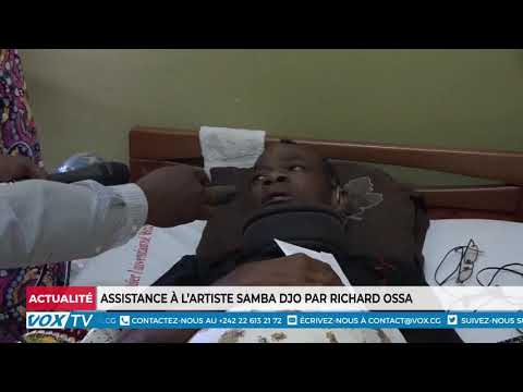 Assistance à l'artiste Samba Djo par Richard Ossa