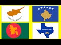 Flags With Maps Part 1