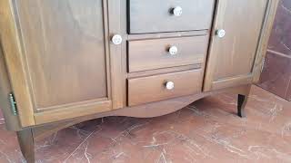 Mobile bagno classico con lavabo profondo noce 105 cm. - N. prodotto: 82545