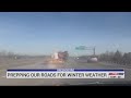 Greensboro workers prep roads for winter weather