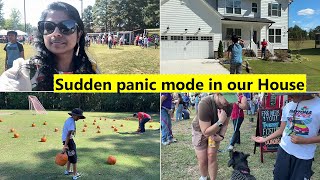 நல்லவேளை COPS வரல to our house before we got out ~Day in my life with Fall festival~ Family Traveler