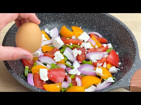 Special Greek style three egg breakfast! 10 Minute Healthy Breakfast Recipe # 76