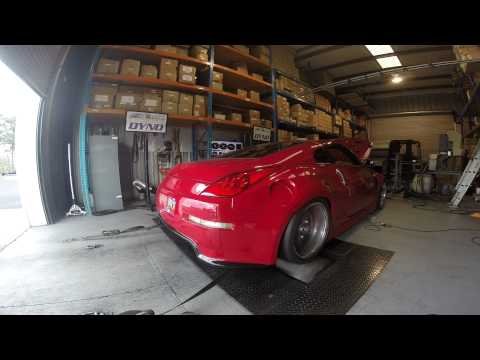 Chris' Greddy TT Powered 350Z 637rwhp on 93 oct
