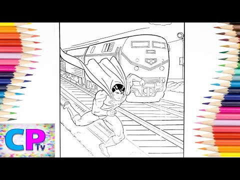 Superman Train Chase Coloring Pages/ROY KNOX - Breathe Me In [NCS Release]