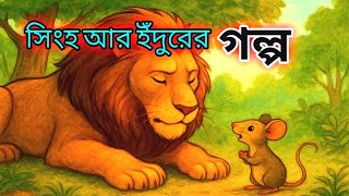 সিংহ আর ইঁদুরের বন্ধুত্ব | নীতিগল্প | Lion and Mouse Story in Bengali